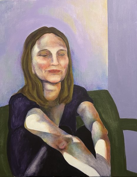 Maja na balkonie, na którym już nie siedzimy