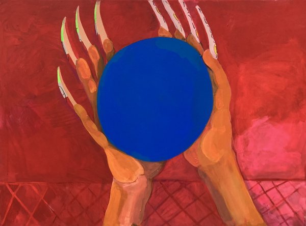 Maniura odbija piłeczkę