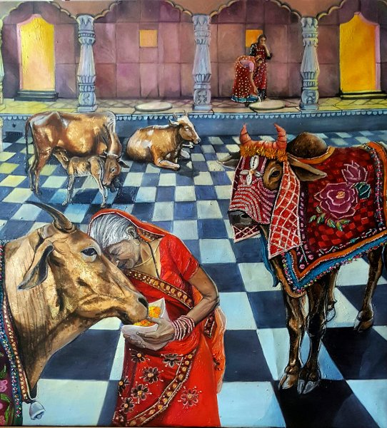 "Sen o złotych krowach" z cyklu "Podróż do różowego miasta"