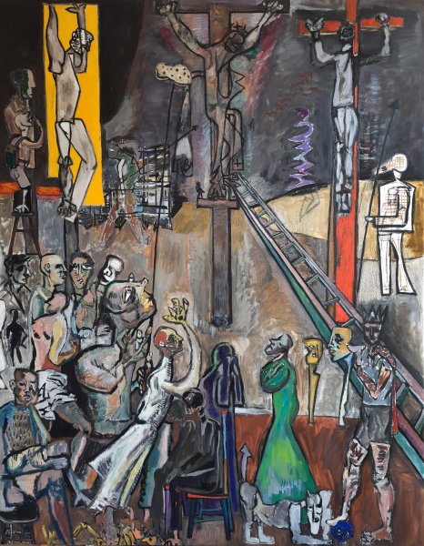 "Wielkie ukrzyżowanie", z cyklu: "Czekając na"