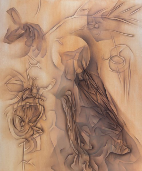 "16 stycznia 2019 r.", cykl prac "Księżyc zaplątał się w moim ogrodzie"