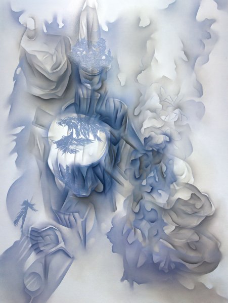 "30 września 2016 r.", cykl prac "Księżyc zaplątał się w moim ogrodzie"