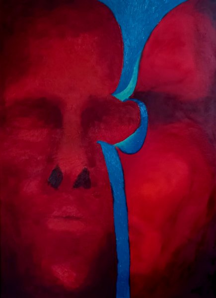 Autoportret z woalem 3