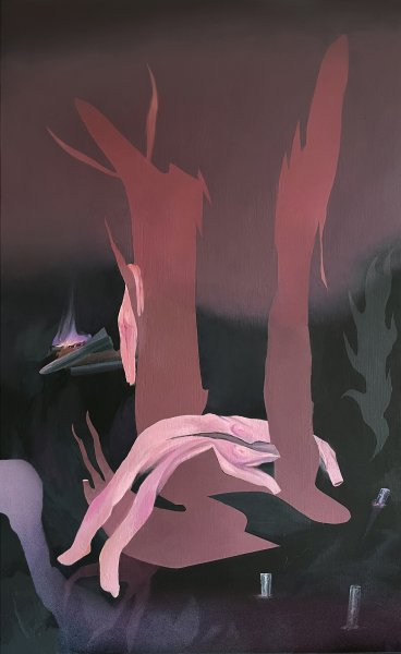 Wojowniczka (prawa część dyptyku)