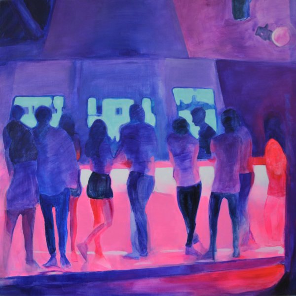 Fioletowe światło.