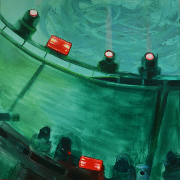 Reflektory - zielone światło