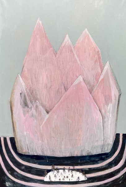 U brzegu różowego kryształu