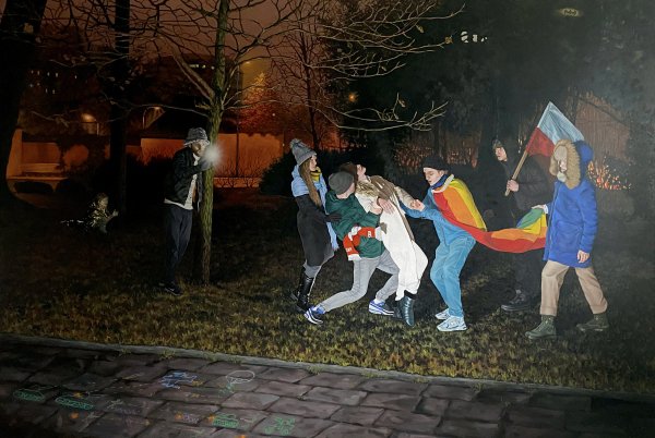 Wolność wiodąca lud poza barykady