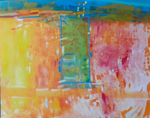 ledecka-e-pejzaż- czerwony-2022