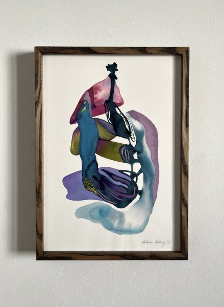 Władanie płynnością, z cyklu Umiłowane rozpadliny (lewa strona)