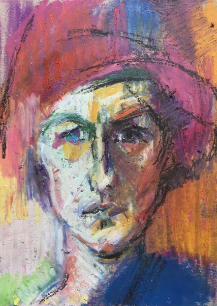 Pejzaże zmienne - ja, Autoportret w turbanie